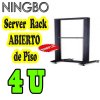 Ningbo 4U 702204100, Server Rack Abierto de Piso, MURAL ABIERTO DE 4U. IPO BASTIDOR, NEGRO,  TAMAO ESTANDAR DE 19 DE ANCHO, EN ESPESOR DE 2 MM. ACERO
