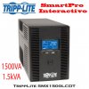 TrippLite SMX1500LCDT, UPS Smart LCD UPS interactivo en torre de 230V, 1500VA / 1.5kVA con pantalla LCD Autonoma a Media Carga (min.) 10 minutos (450 Watts)