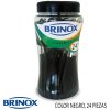 Brinox 6000/712, Juego de 24 piezas de Acero Inoxidable, Itaparica - Color Negro (6 cucharas, 6 tenedores, 6 Cuchillos, 6 Cucharillas)