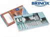 Brinox 5101/102, Juego de 24 piezas de Acero Inoxidable (en Caja), LYON (6 cucharas, 6 tenedores, 6 Cuchillos, 6 Cucharillas)