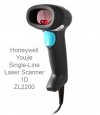 Honeywell Youjie ZL2200-Black, Single-Line Laser Scanner 1D, lector laser lineal ms econmico del mercado, Ideal para Puntos de Venta pequeos a medianos, Diseo Ergonmico y tecnologa Plug&Play, Interface USB