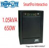 Tripp Lite SMX1050SLT, UPS Interactivo 1.05kVA opcin SNMP Torre, UPS SmartPro Interactivo de Onda Sinusoidal de 230V 1.05kVA 650W, Torre, Opciones de Tarjeta de Red, USB, DB9, 8 Tomacorrientes, Energa Monofasico