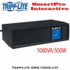 TRIPPLITE SMX1000LCD, UPS interactivo 1000VA/500W 230VAC 3-11min 6S-C13. LCD para la lectura de funciones del UPS, 2 años de Garantía