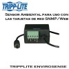 TRIPPLITE ENVIROSENSE, Sensor Ambiental para uso con las tarjetas de red SNMP/Web de Tripp Lite