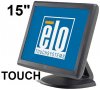 Elo Touch 1515L, Monitor Touch 15”, 1020x768 75 Hz, Resistiva 5 hilos Accu, Touch se activa con uñas, guantes, tarjetas de crédito o cualquier puntero, IntelliTouch calidad de imagen superior, Pulso Acústico, Puntos de ventas y servicio, kioscos
