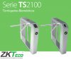 ZKTEKO TS2111, Torniquete bidireccional con Panel de Acceso, y Lectores RFID, 30.000 Usuarios, 100.000 Registros, RS485 y TCP/IP, 220 VAC