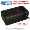 TrippLite VRX2008R, Regulador de Voltaje de 1000 Watts, Regulación automática de voltaje con supresión de sobretensiones de corriente 8 tomacorrientes C13 IEC, Cable de alimentación de CA de 0.9 m [3 pies]