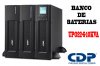 CDP UPO22-610BC40-79, Banco de baterías externo para UPS Online UPO22-6-10KVA, Prolonga tiempo de respaldo, Conexión de hasta 3 unidades en serie, Soporta hasta 40 baterías