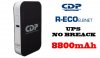 CDP R-ECO 8.8NET, UPS DE RESPALDO NO BREACK, 8800mhA, DIMENSIONES 151X/26X93,4MM, VOLTAJE DE ENTRADA 100 a 240 Vac 50/60Hz 1A MAX, VOLTAJE DE SALIDA 5/7 5/9 12 Vcc 2,1A MAX