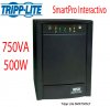 Tripp Lite SMX750SLT, UPS SmartPro interactivo de Onda Sinusoidal de 230V 750VA 500W, torre, opciones para tarjeta de administración de red, USB, serial DB9