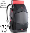 Dell Mochila 460-BCJY Gaming Backpack Hasta 17.3” Mantenga el hardware para juegos seguro y protegido con la mochila para juegos Dell 17. Con una cubierta delantera EVA resistente y un interior acolchado con espuma